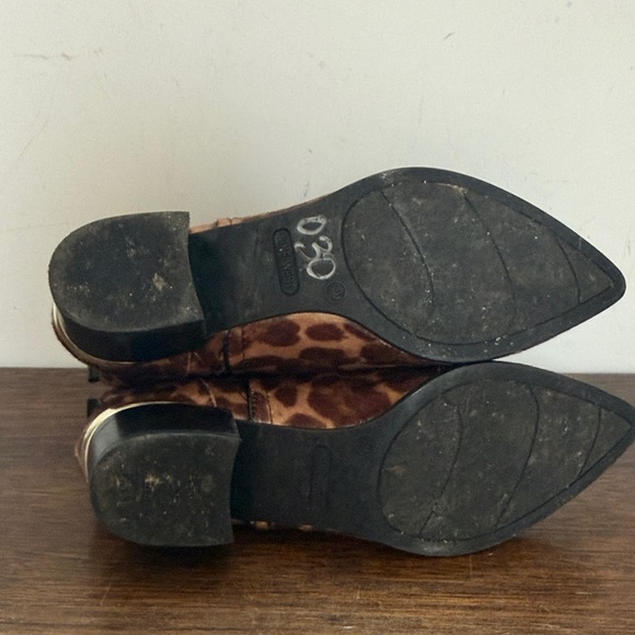 Leopard Print Ankle Booties - Nine West - Picture 3 of 4